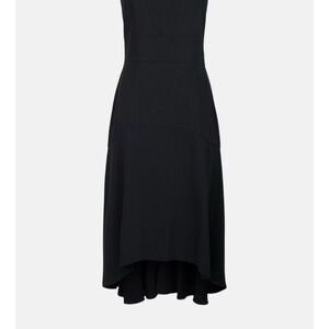 Karen Millen Soft Tailored High Low Midi Dress black size 6
